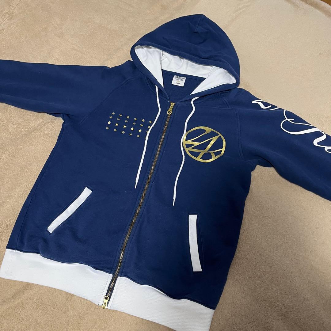 LDH EXILE 24karats パーカー ネイビー Mサイズ - メルカリ