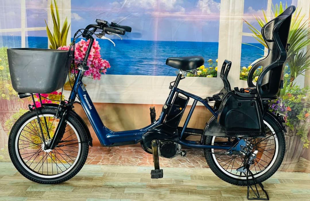 超破格アニーズ⭐️ 8.9AHパナソニック 子供乗せ電動自転車Y1378