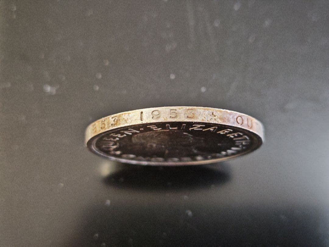 1953年 南ローデシア セシル・ローズ生誕100周年 クラウン銀貨