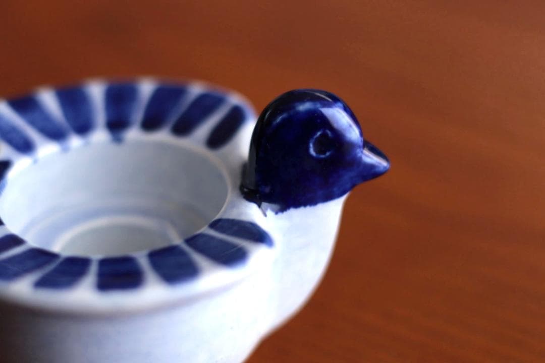 Lisa Larson リサラーソン キャンドルスタンド 鳩 76248