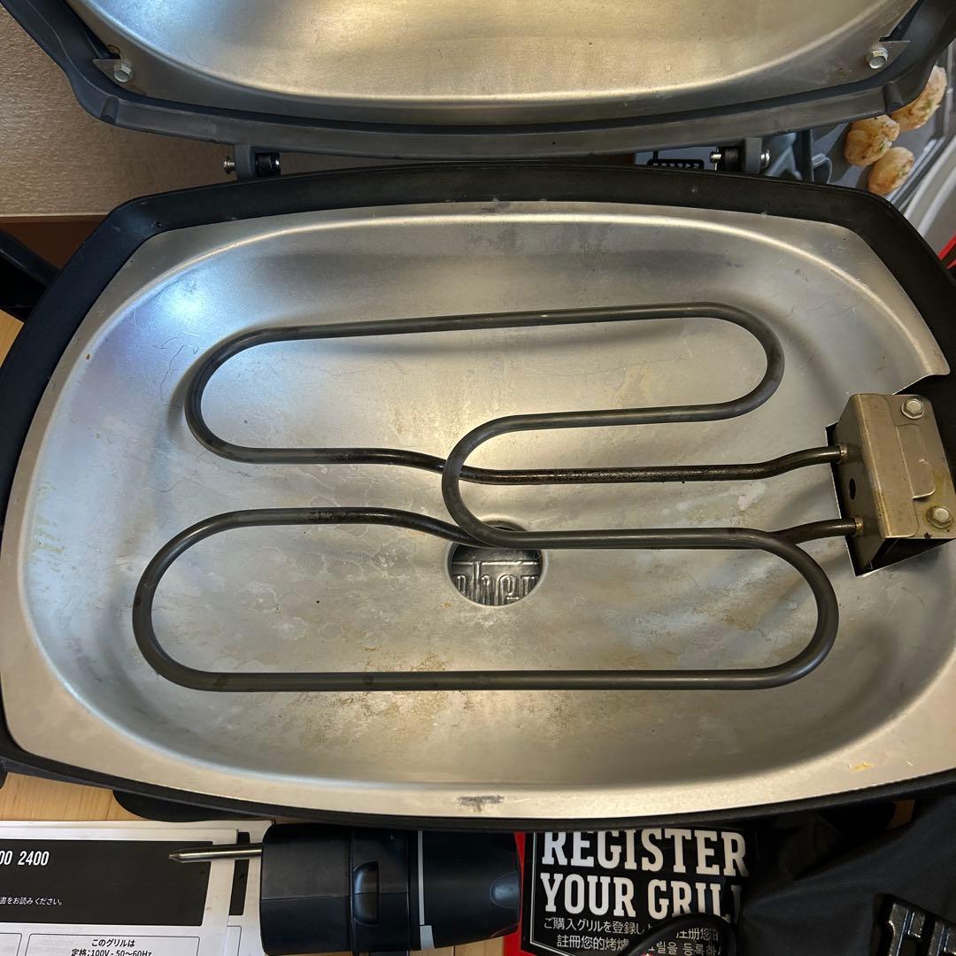 Weber Q1400 電気グリル　プレート付き