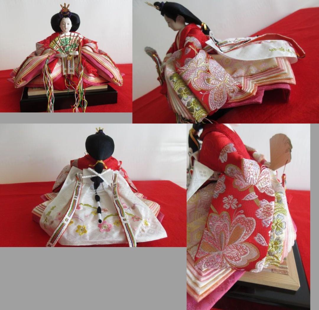 特別価格　吉徳大光　沈金蒔絵の高級台屏風　ひな人形