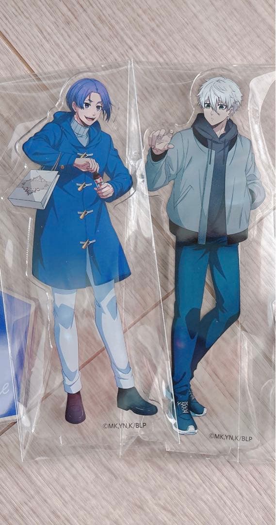 ブルーロック　アリナミン　アクリルスタンド　凪　玲王　フレーム&背景付　当選品