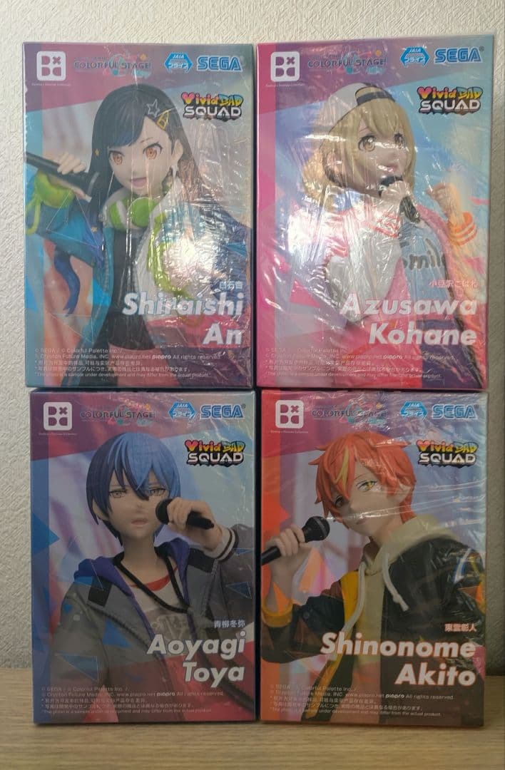 【プロジェクトセカイ　カラフルステージ！feat.初音ミク】フィギュア　8点