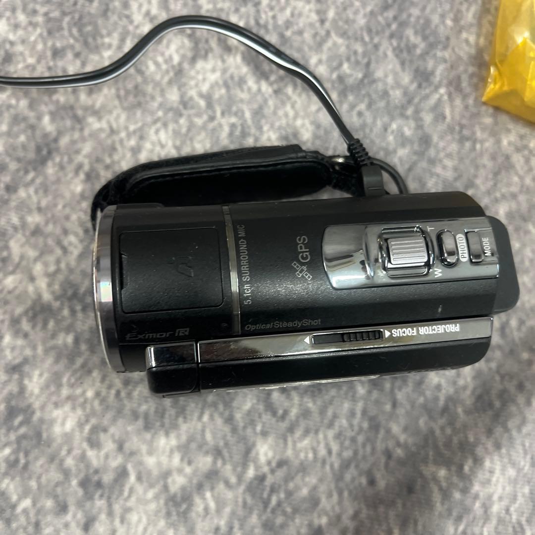 【動作確認OK】SONY　Handycam　HDR-PJ590V バッテリー２つ