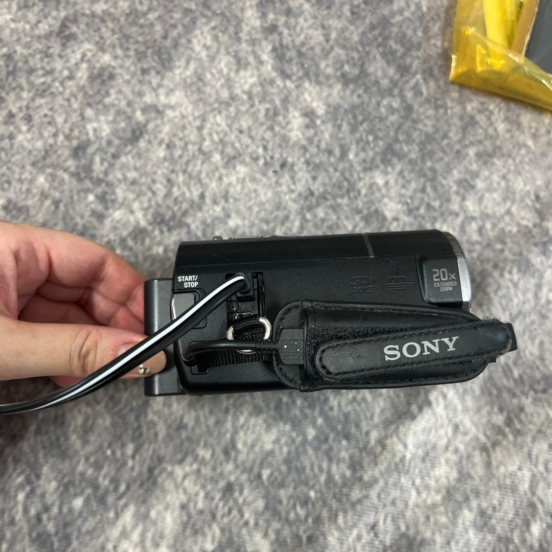 【動作確認OK】SONY　Handycam　HDR-PJ590V バッテリー２つ