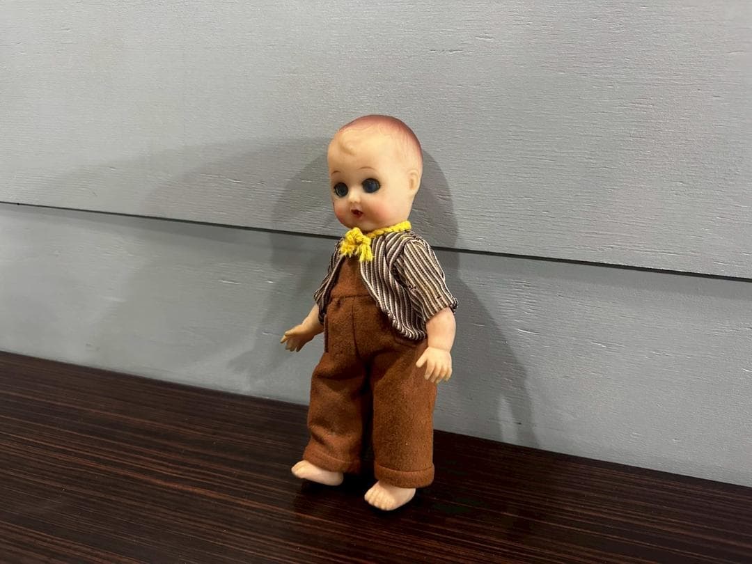 希少 アンティークドール ソフビ 人形 ドール スリープアイ RW634