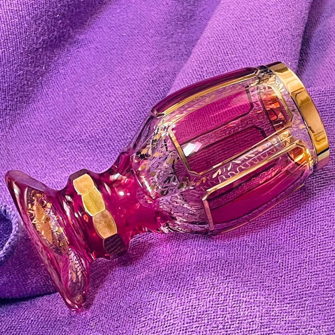 ボヘミアガラス エーゲルマン ロゼ アンティーク - メルカリ