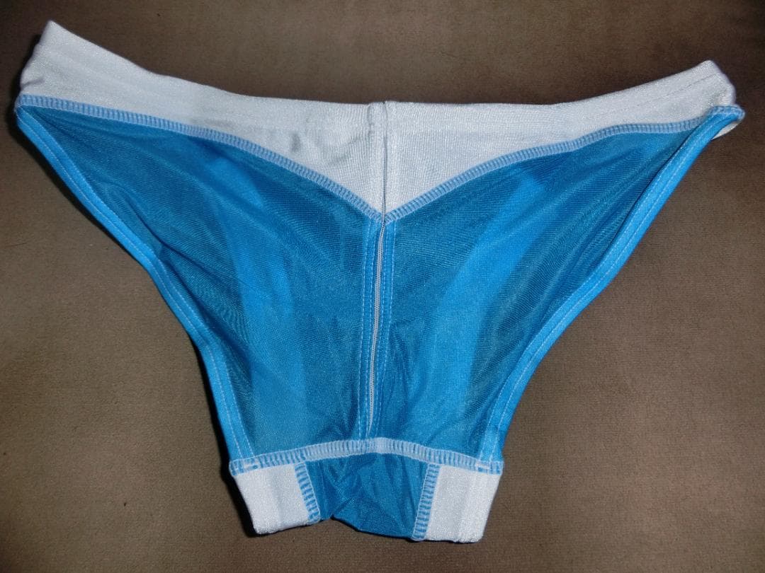 AQUX 透け競パン ブルー AQUX 競パン AQUX 透け競パン Sサイズ ブルー