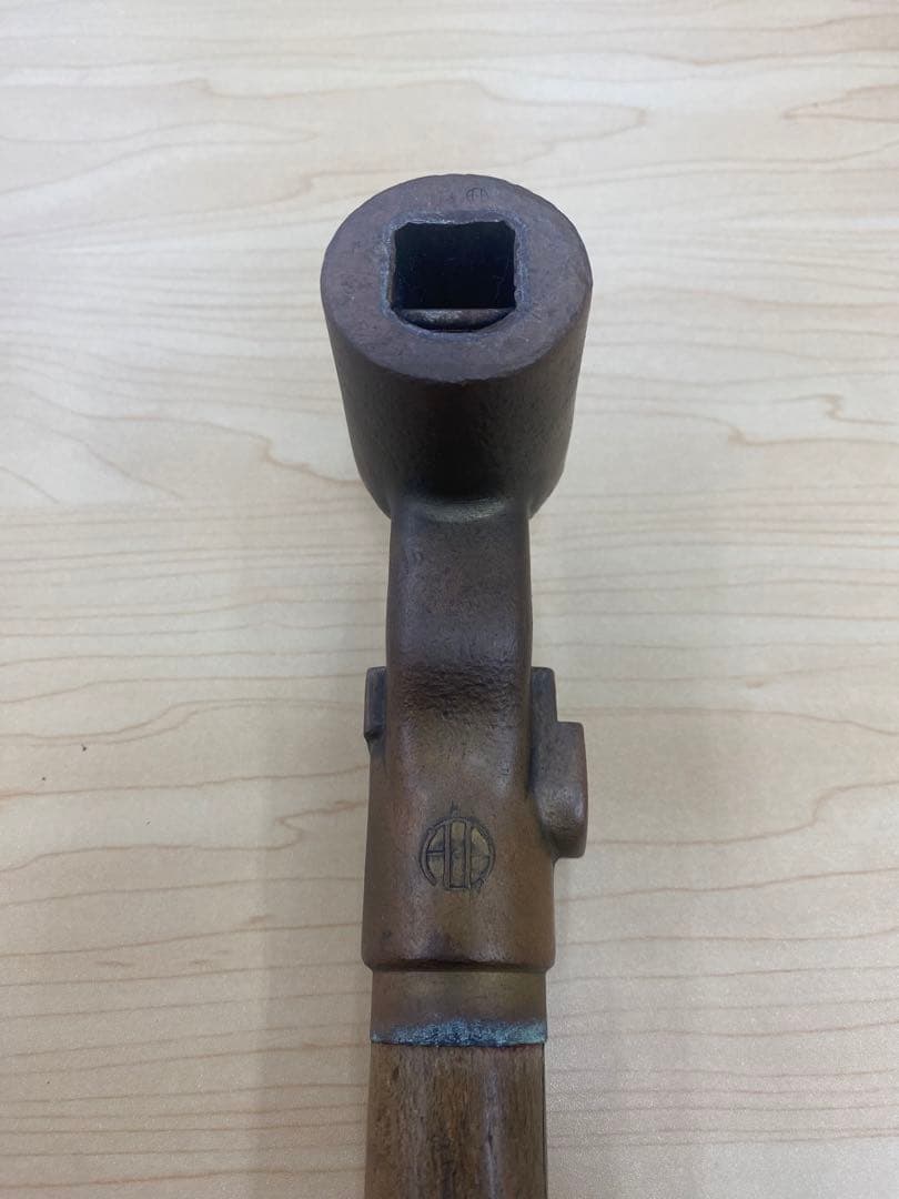 ◎⭐︎ 国鉄 ブレーキハンドル 木製グリップ 鉄道放出品 昭和レトロ