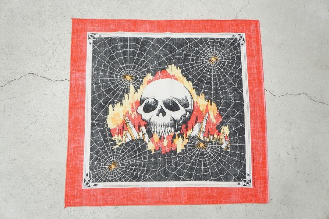 USA製 美品 80s ヴィンテージ バンダナ 幹田卓司 所有モデル 409P▲