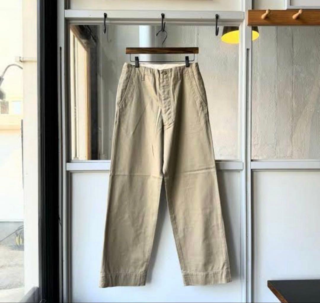 comoli khaki chino チノパン コモリ スラックス