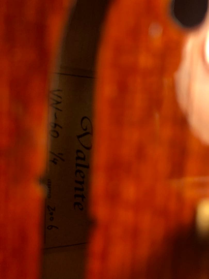 【訳あり特価.駒&魂柱調整済】ValenteバイオリンVN60 1/4