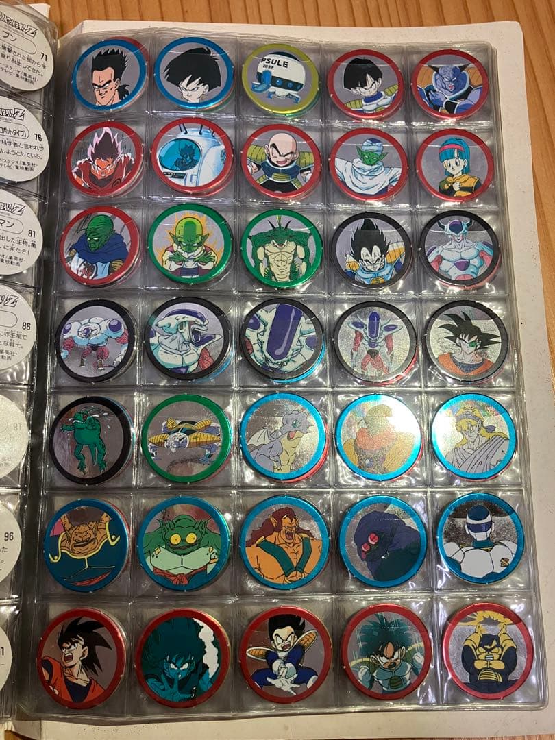 ドラゴンボールZ S&B オリジナルミニメンコホルダー（非売品）&メンコ206枚