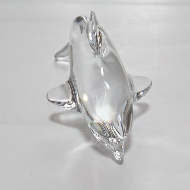 daum クリスタル イルカのオブジェ