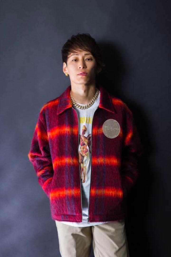 TAKUYA∞ 着用T&C Surf Designs アルパカシャギージャケット