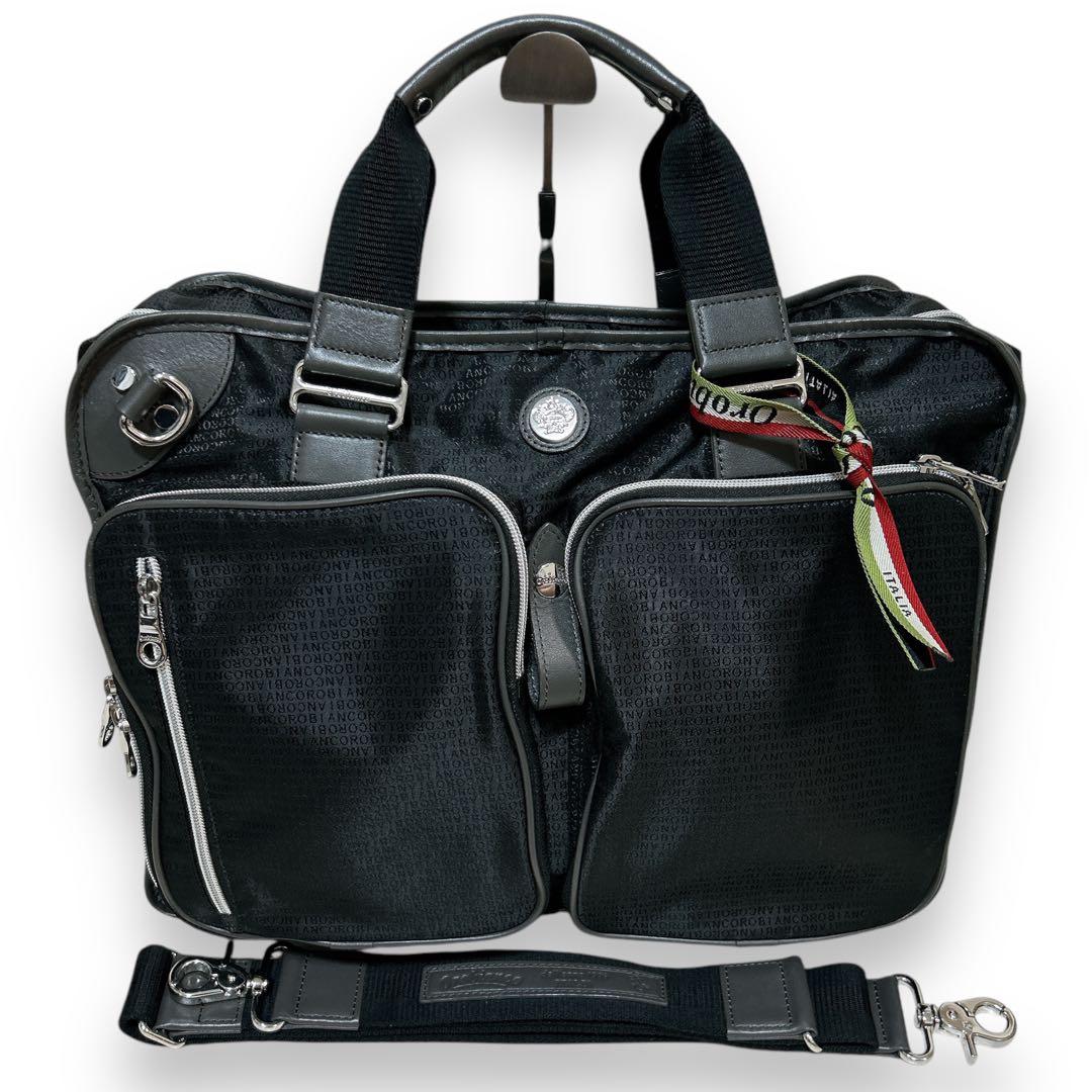 極美品 オロビアンコ 3way 総柄 ブリーフケース ビジネスバッグ 仕事 通勤