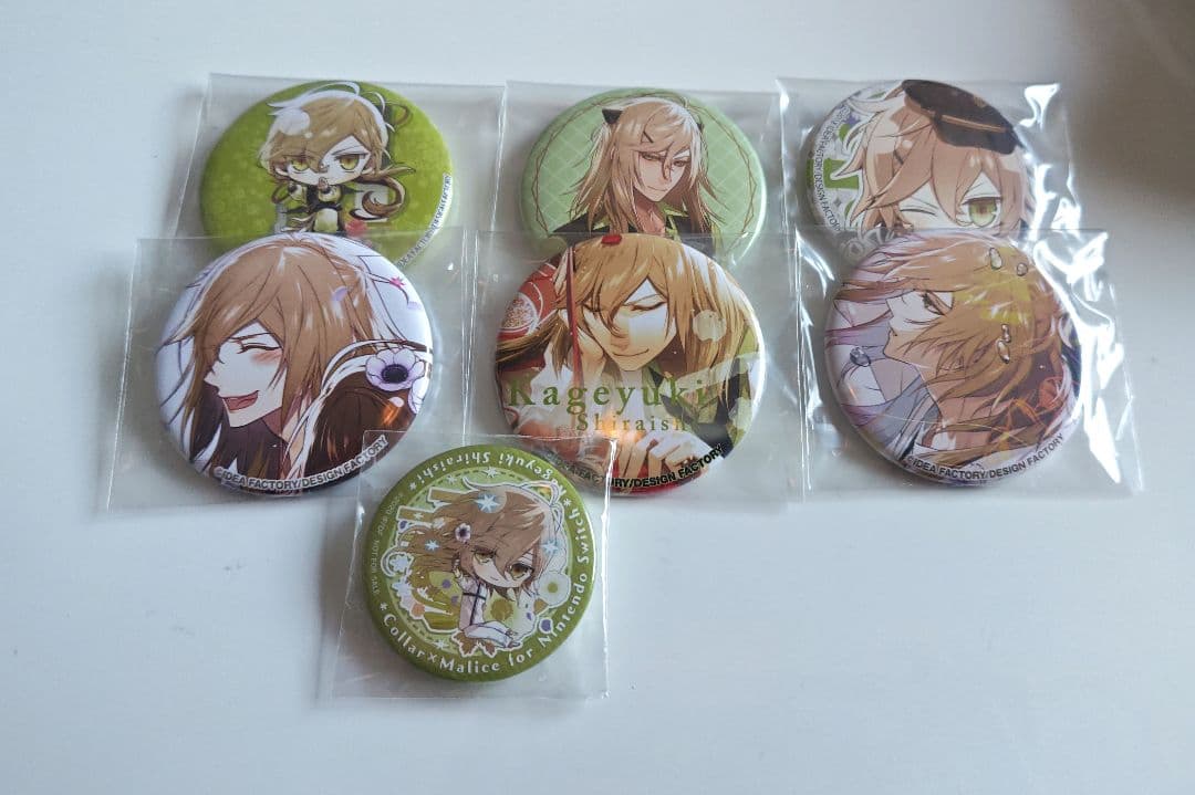 Collar×Malice 缶バッジまとめ売り 白石景之 - メルカリ