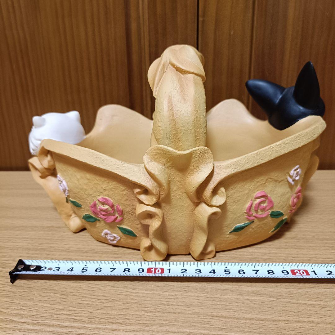 魔女の宅急便 ジジ フラワーバスケット プランター 植木鉢 ジブリ