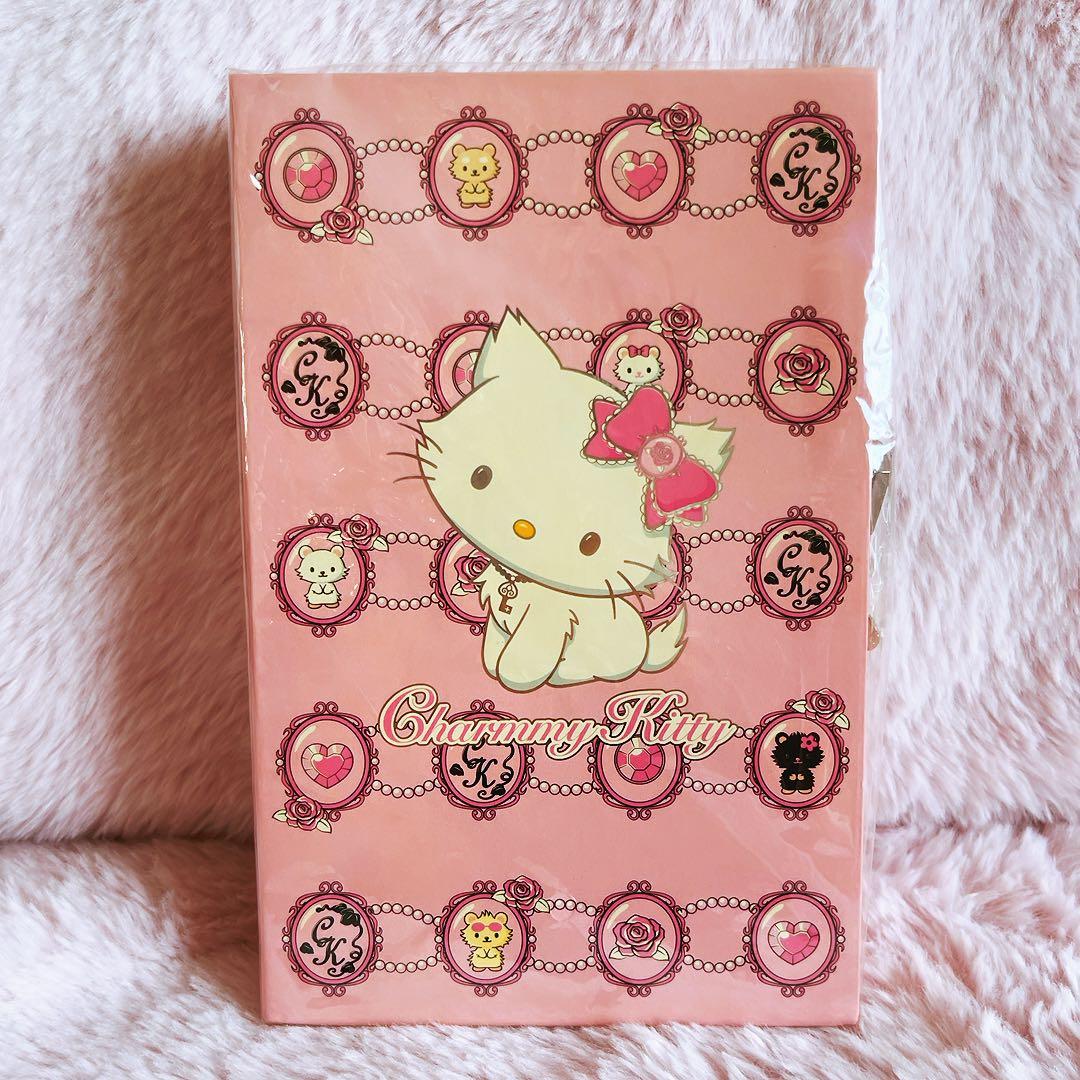 希少レア　チャーミーキティ　ケースイリレターセット　鍵付き　ブック型　2005 希少 チャーミーキティ キーケース 2005年 レトロ 激レア サンリオ 鍵