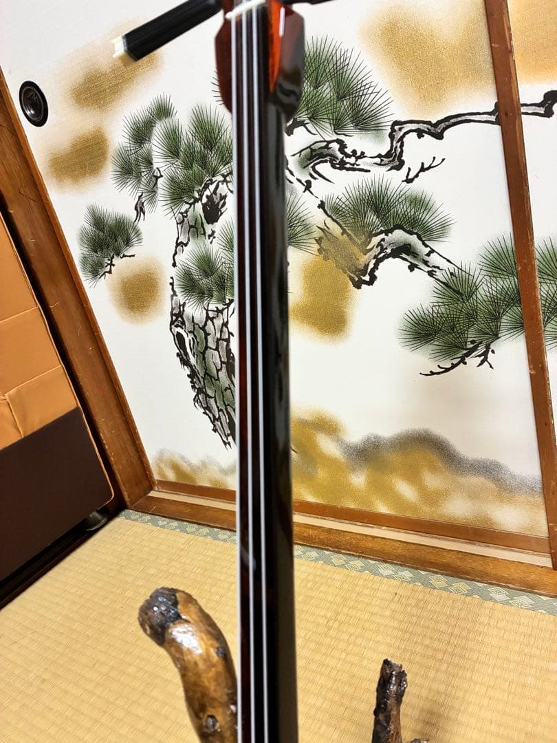 沖縄三線 エーマクルチ 本蛇皮一枚張り！与那城型！ユナー型！