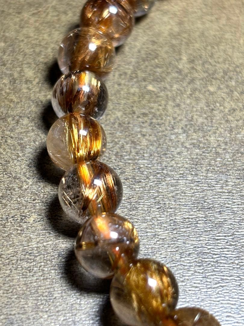 ハイグレード！！　タイガータイチンルチルブレス8㎜（新品未使用）キャッツ入り