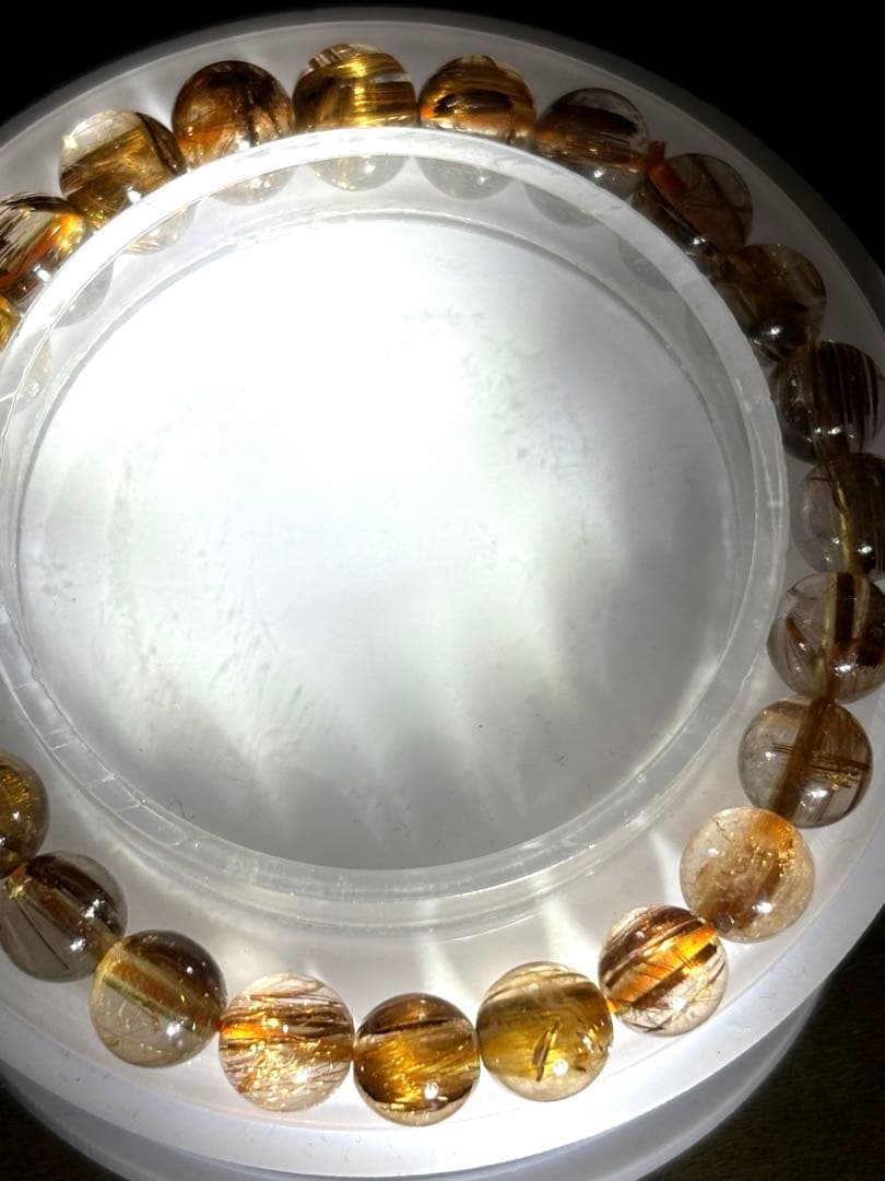 ハイグレード！！　タイガータイチンルチルブレス8㎜（新品未使用）キャッツ入り