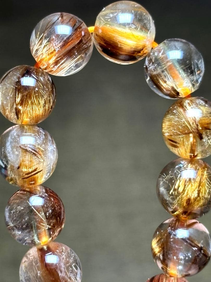 ハイグレード！！　タイガータイチンルチルブレス8㎜（新品未使用）キャッツ入り