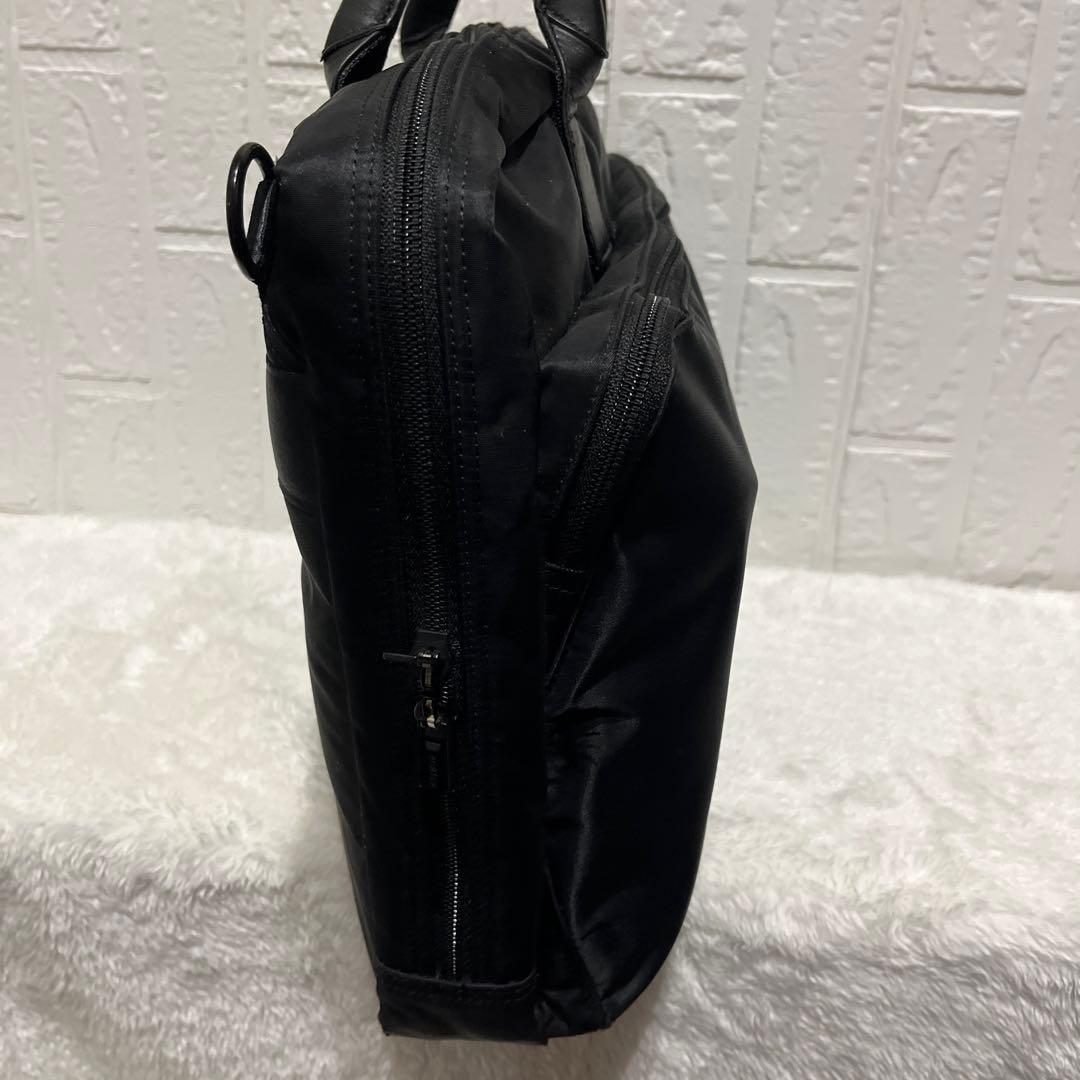 【美品】ポータータイム ビジネスバッグ 2way A4可 ブラック 吉田カバン