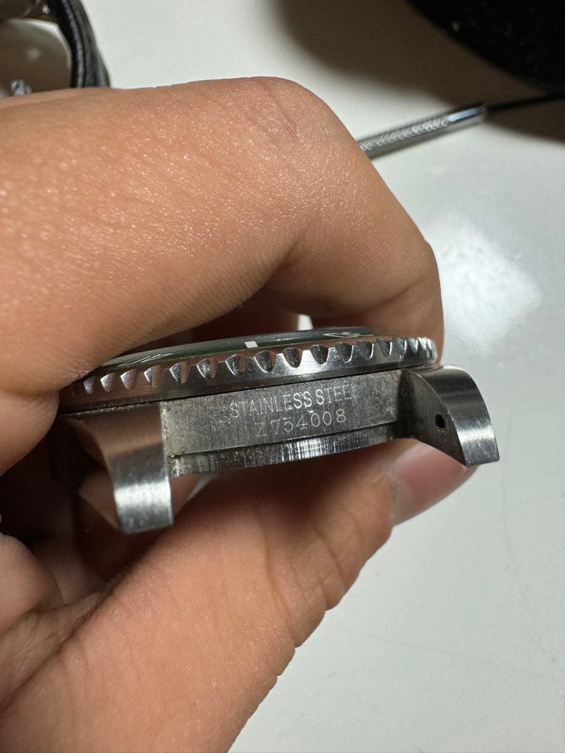 11610lv サブマリーナ　ケース　刻印あり　3135？　サファイア風防付き