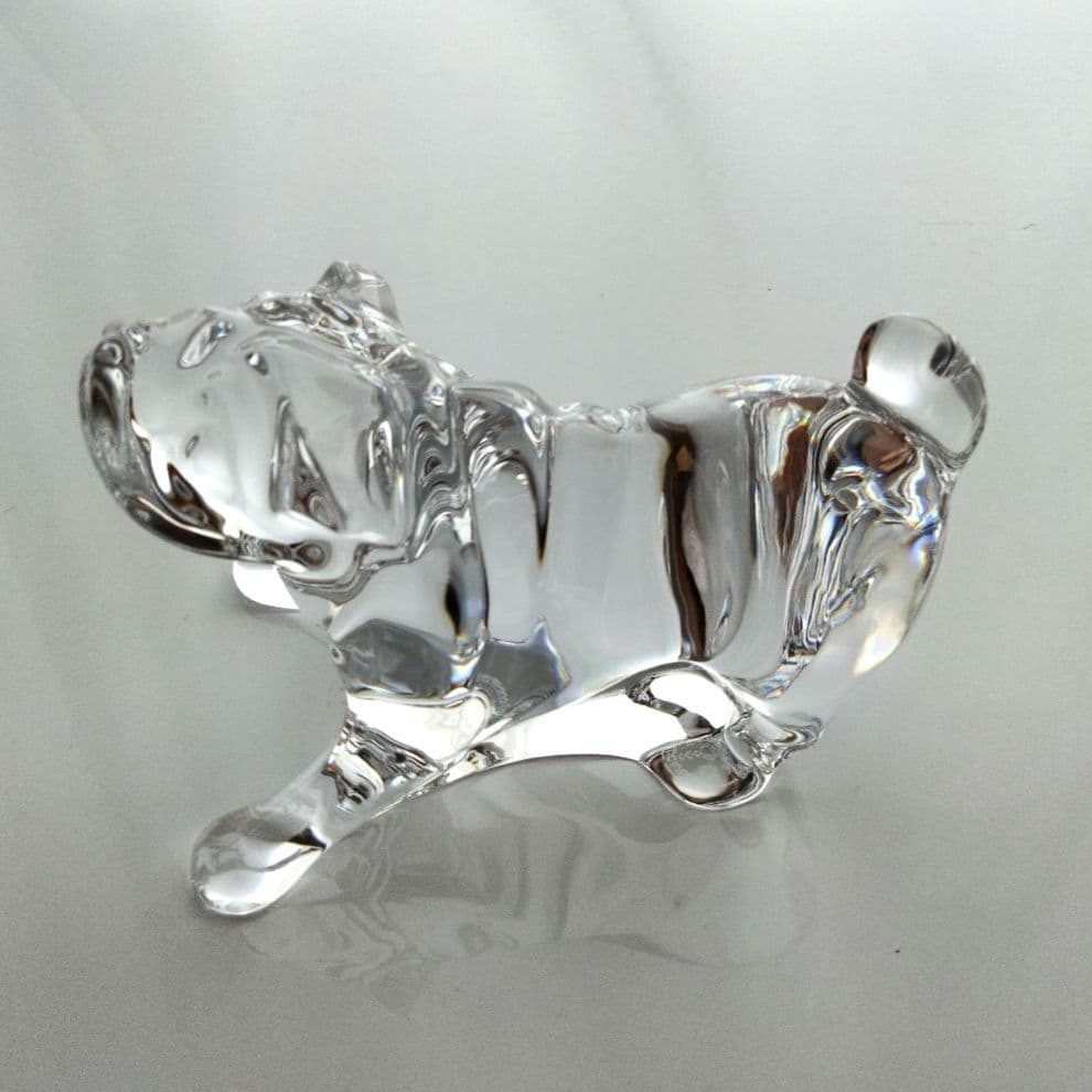 新品】バカラ 犬 ドック 動物 置物 パグ ブルドック ボストンテリア
