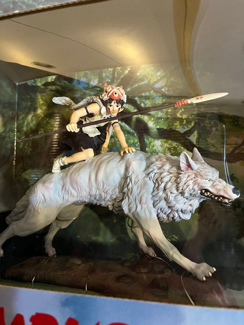 もののけ姫 犬神&サン コミニカ メモリアルコレクション フィギュア