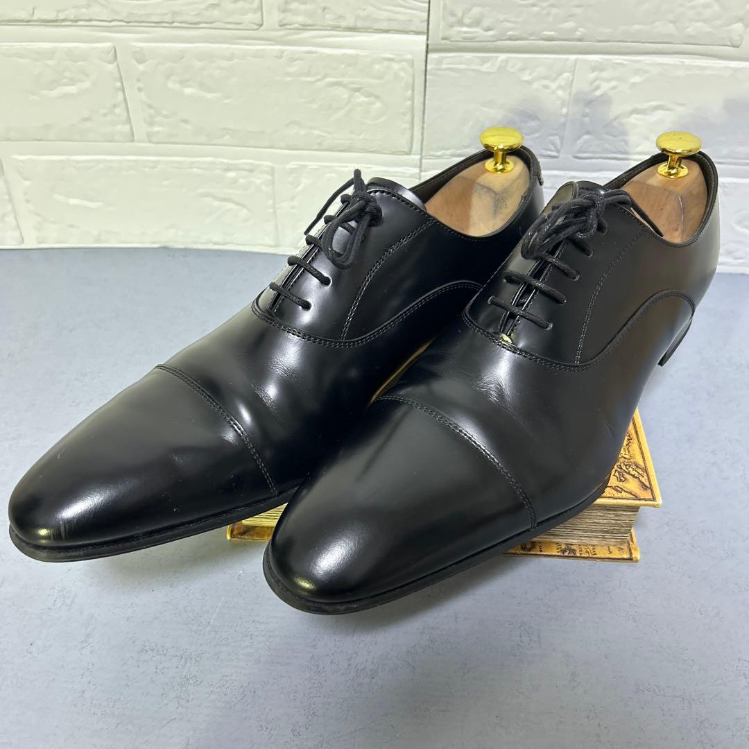 【超美品】リーガル　011R ストレートチップ　本革　レザー　黒