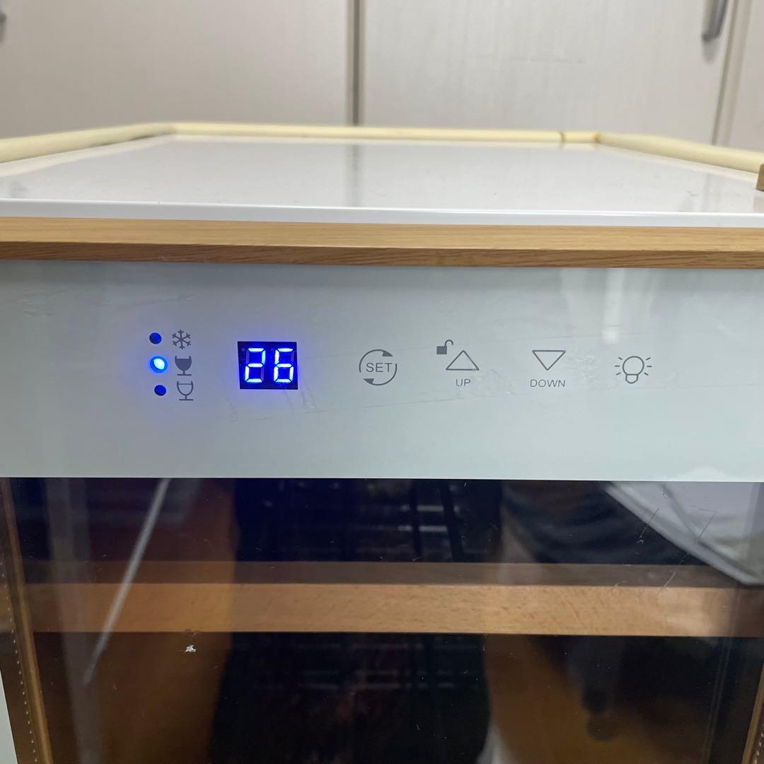 訳ありデバイスタイル 15本用ワインセラー コンプレッサー式CF-C15W-W