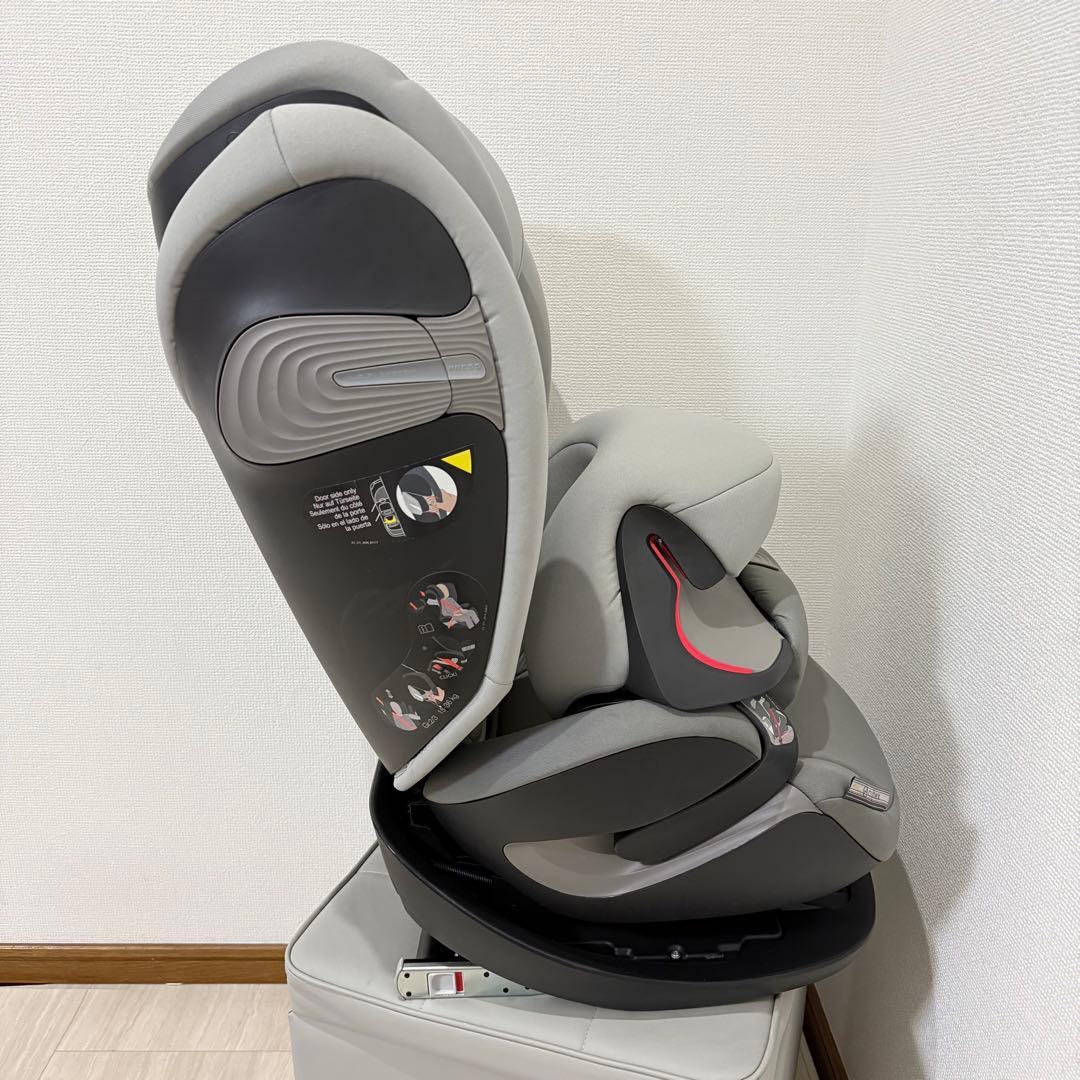 美品】cybex サイベックス パラスSフィックス マンハッタングレー