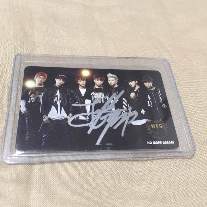 BTS NO MORE DREAM ポニカジョングクJUNGKOOK サイン