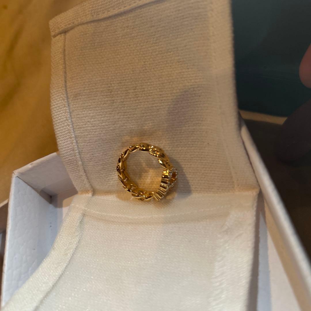 Dior ゴールド チェーンリング