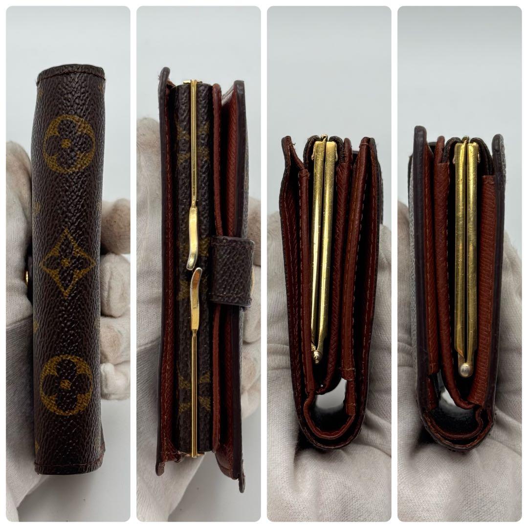 美品✨ルイヴィトン　モノグラム　ヴィエノワ　折り財布　wallet　財布