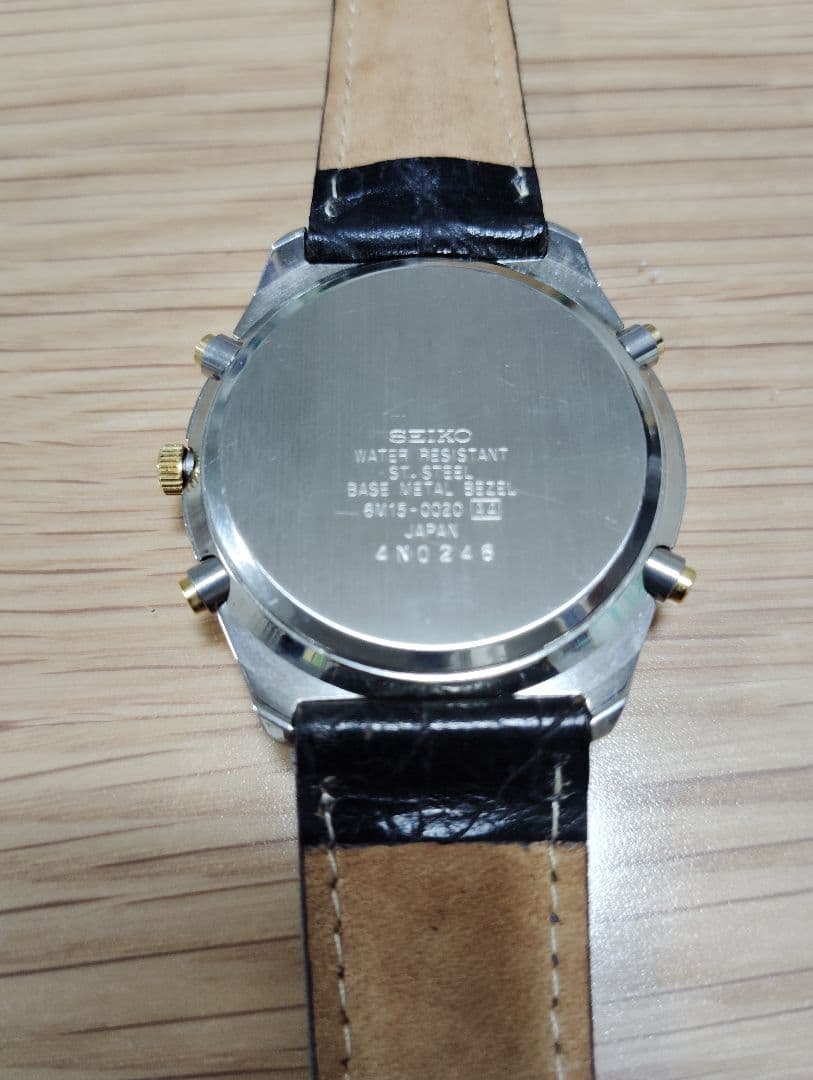 【超希少・極美品】セイコー ワールドタイマー 6M15-0020 JAL機内販売