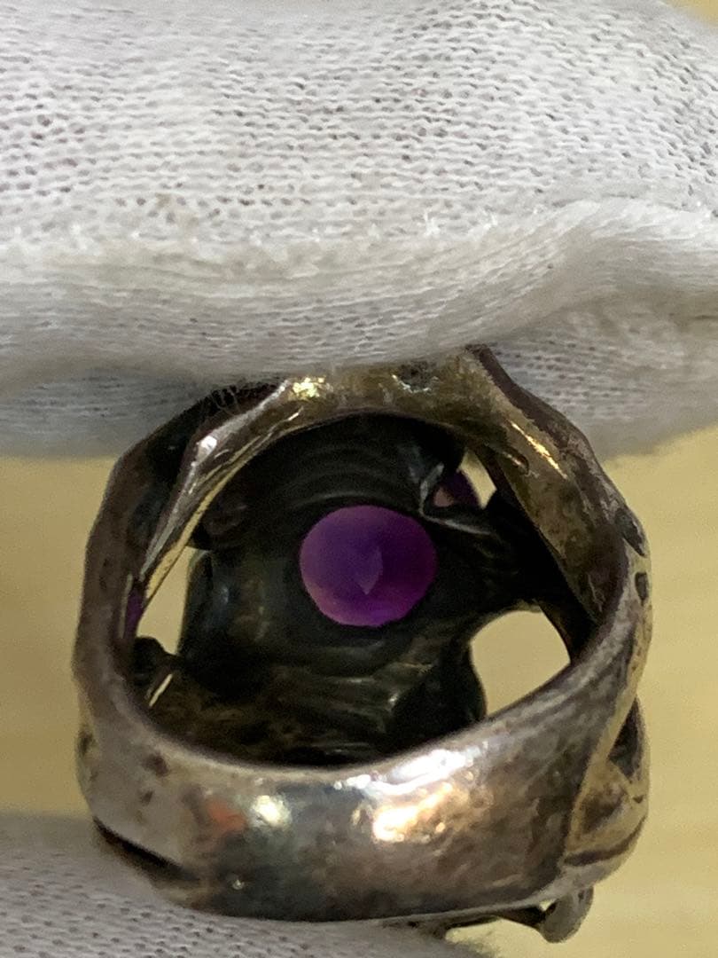 【超希少】廃盤品 TAUJAN アメジスト 美品 リング 18号