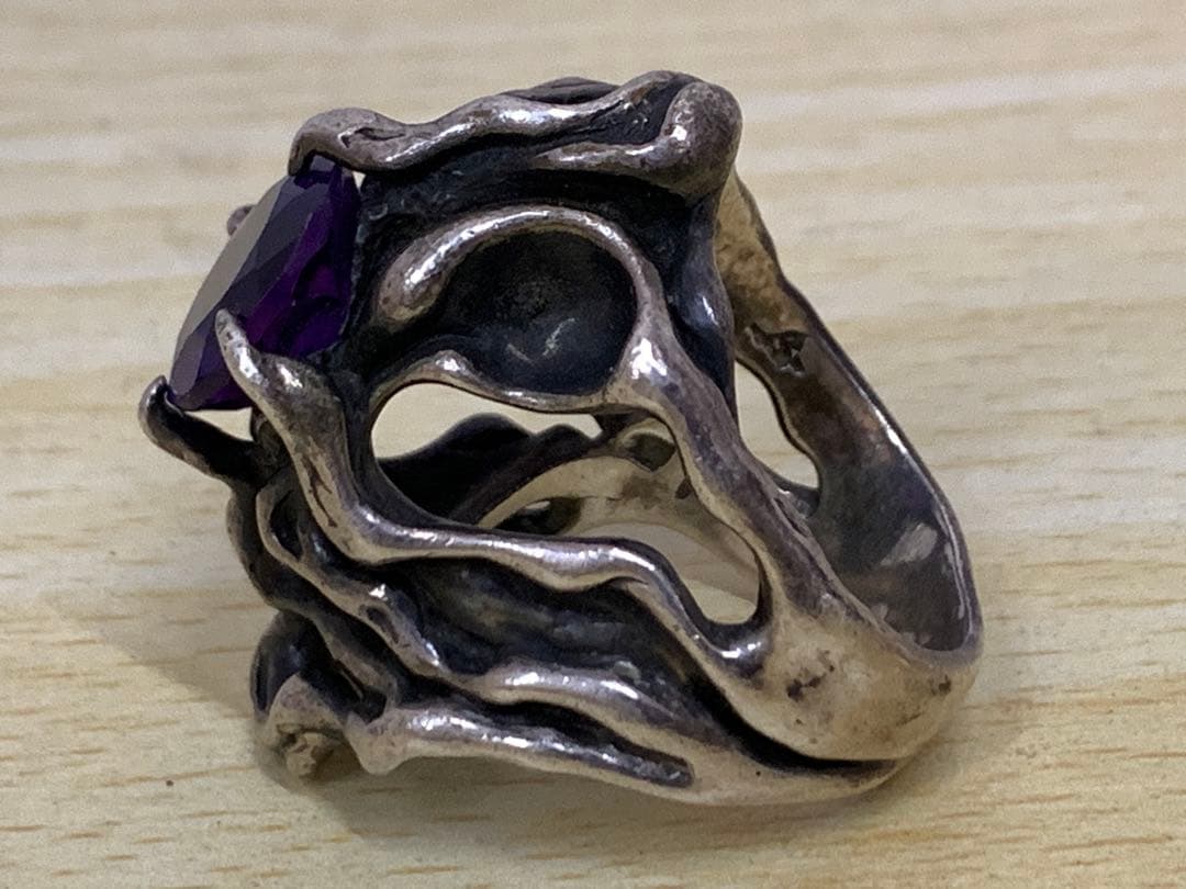 【超希少】廃盤品 TAUJAN アメジスト 美品 リング 18号