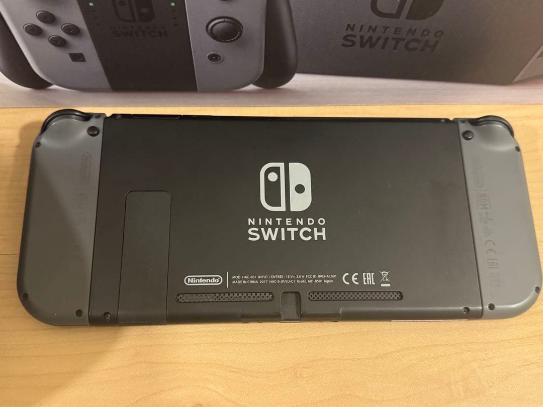 Nintendo Switch 本体 グレー 充電器・箱付き