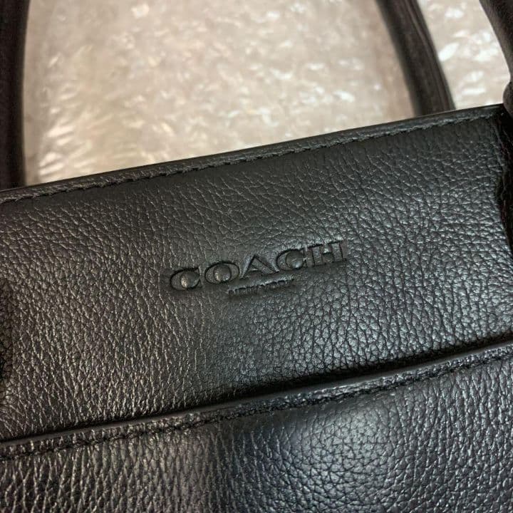 COACH　　レザー　ビジネスバッグ ブリーフケース　F73524 ブラック