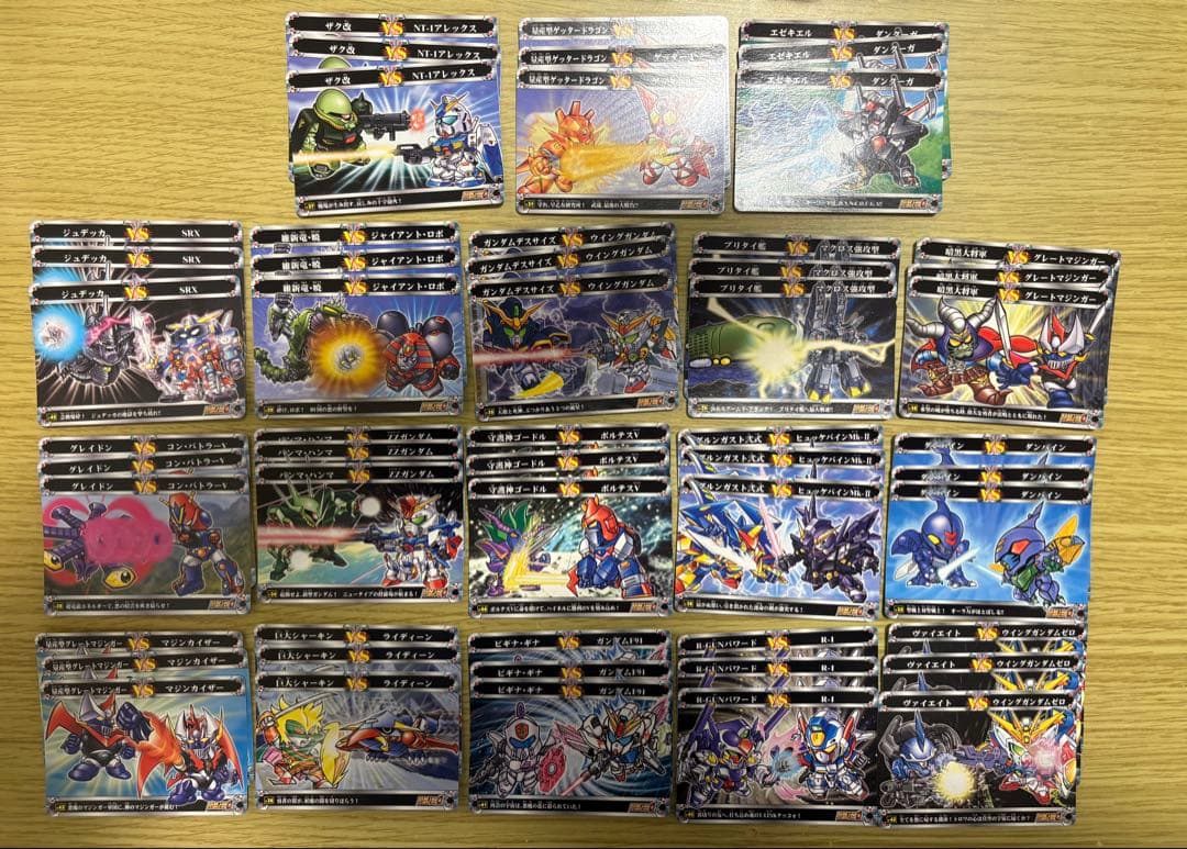 スーパーロボット大戦α カード 117枚