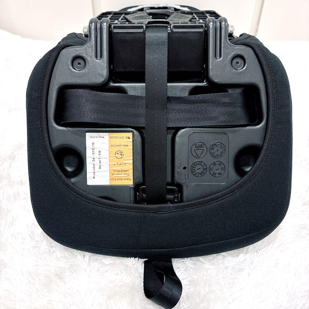 【美品】日本育児 トラベルベスト EC プラス ジュニアシート ブラック 黒