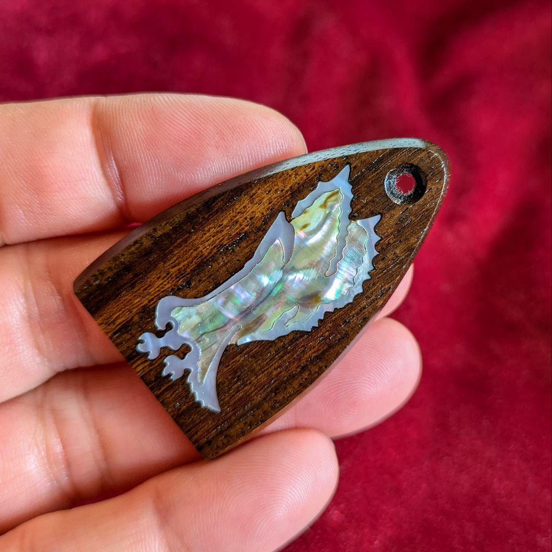 PRS　ローズウッド製　アバロンフレーム　トラスロッドカバー　RENSUOAM