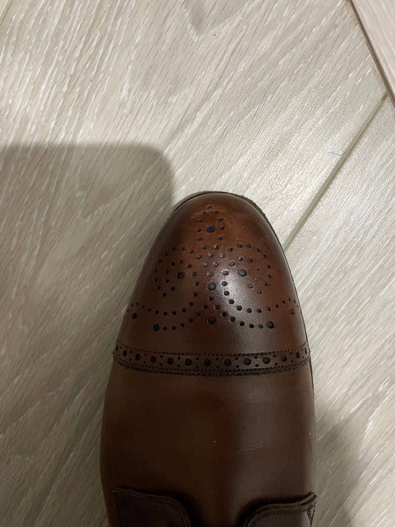 【サイズUK6】カルミナ　セミグローブ　ブラウン　ドレスシューズ　carmina