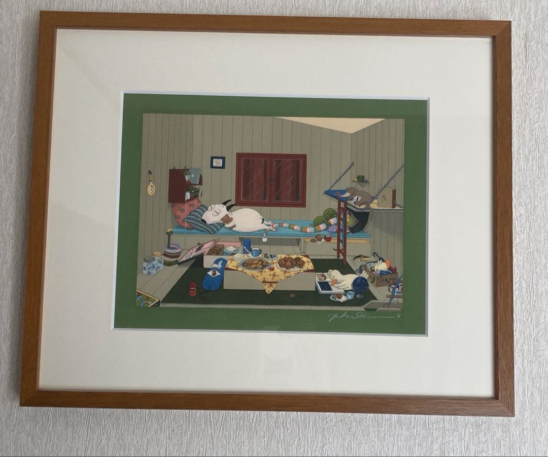 バムとケロ　もりのおうち　複製画 バムとケロ もりのおうち 複製画 バムとケロのもりのこや | 島田 ゆか |