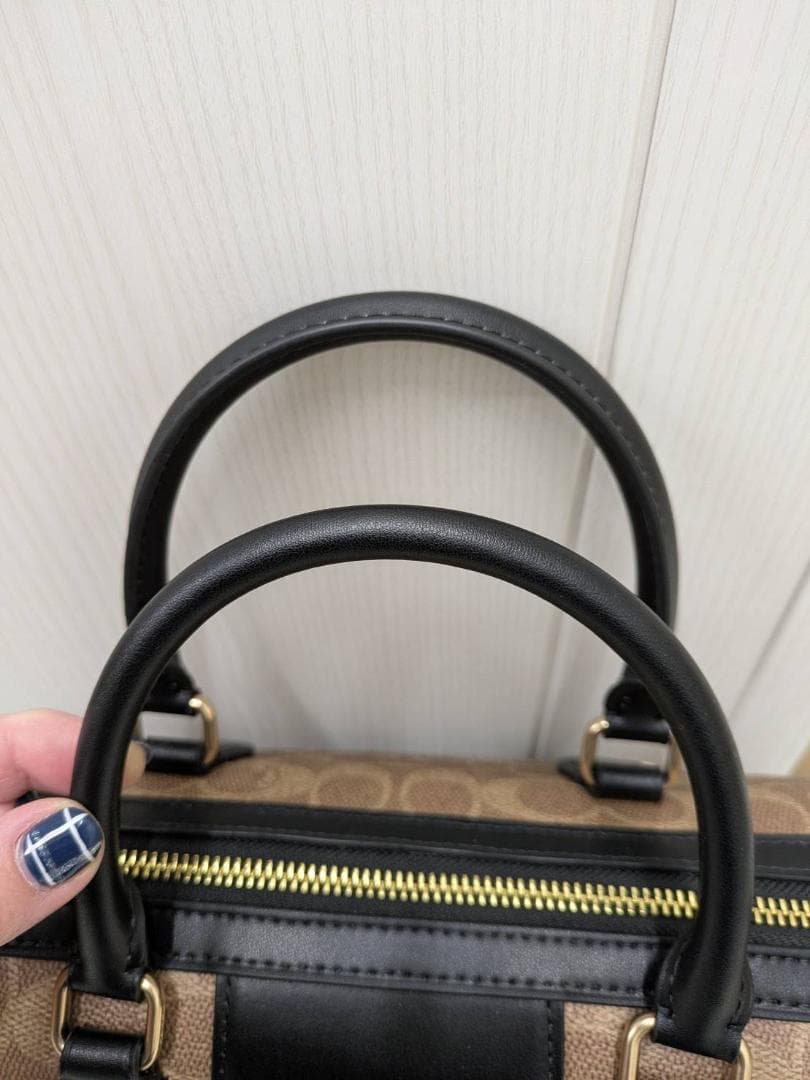 【新品未使用】 コーチ COACH ハンドバッグ ローアン サッチェル ブラック