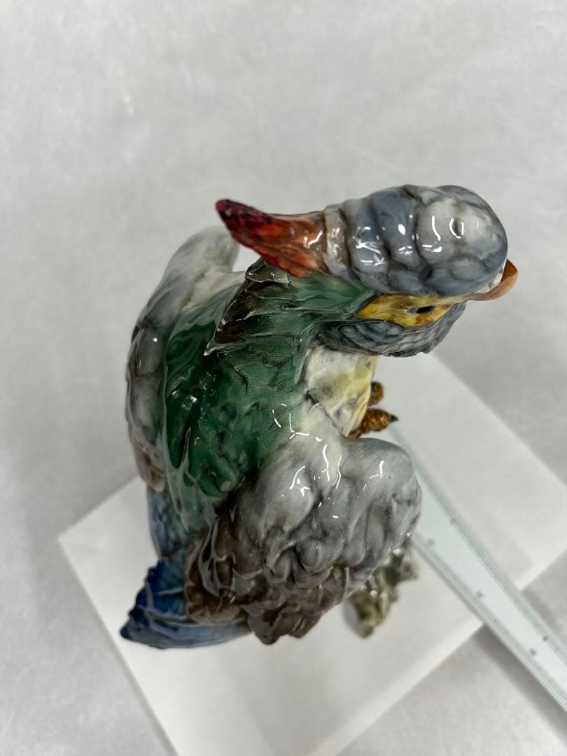 オウム 置き物 イタリア製 オブジェ コレクション 鳥